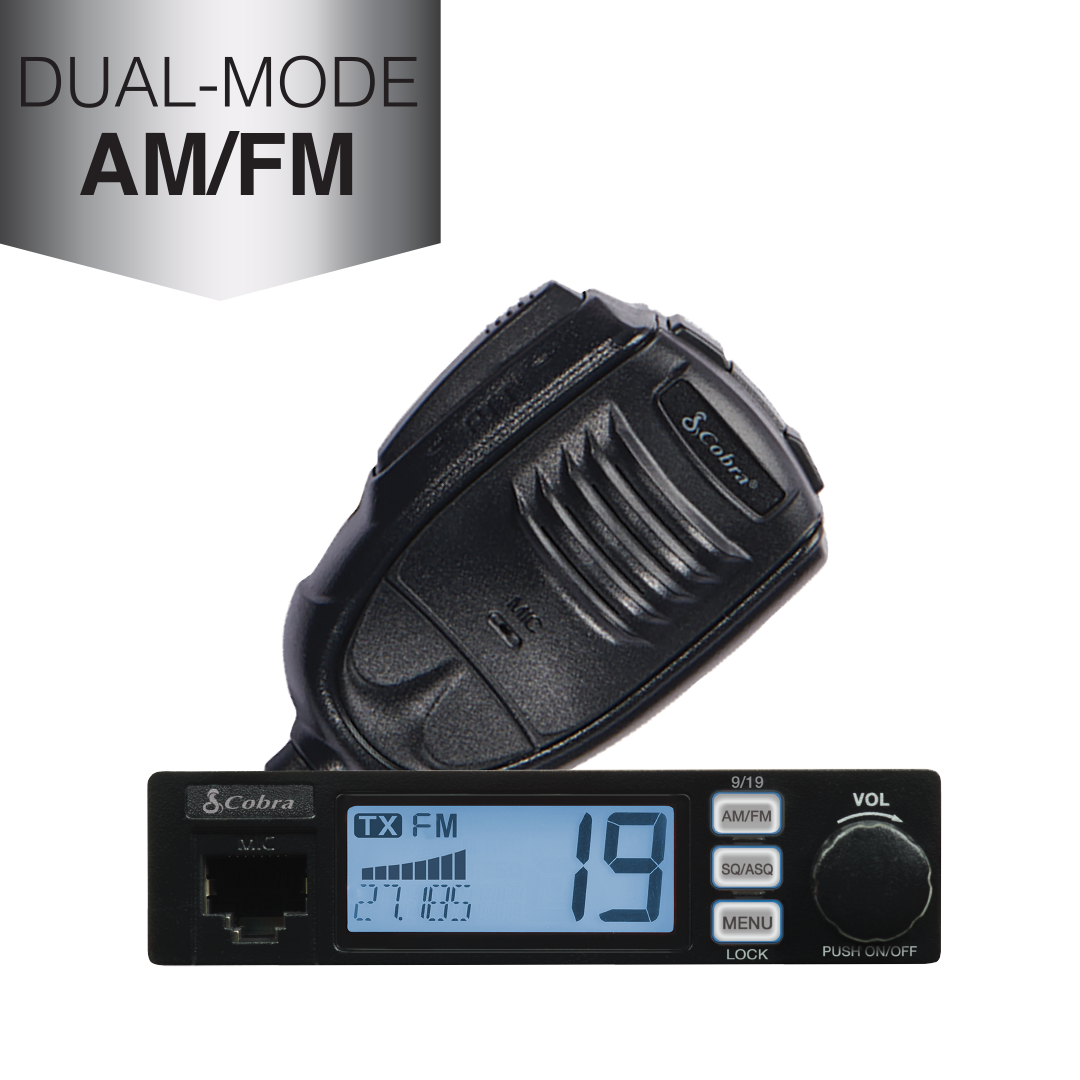 Cobra 19 MINI AM/FM CB Radio — manufacturer product image