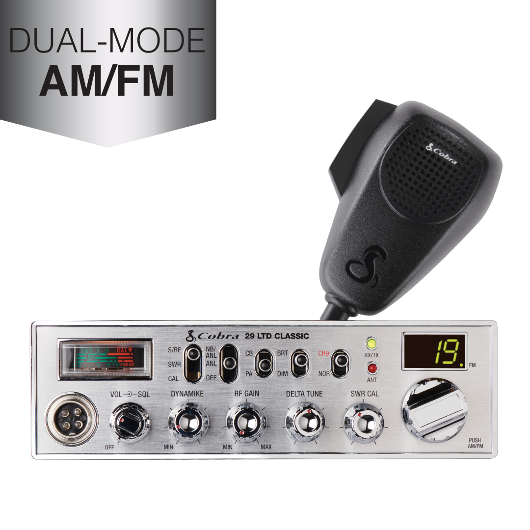 Cobra 29 LTD Classic AM/FM CB Radio — manufacturer product image